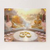 ZEN - 仏教 - OM ジグソーパズル (横)