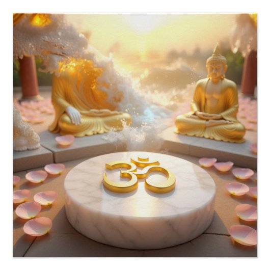 ZEN - 仏教 - OM ポスター (正面)