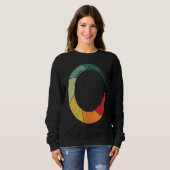 Zen Afかわいいヨガの服は女性に似合う スウェットシャツ (正面フル)