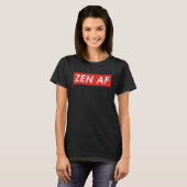 Zen AF 禅 AF Tシャツ (正面フル)