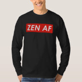 Zen AF  禅 AF Tシャツ (正面)
