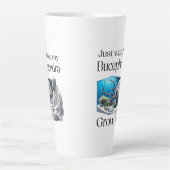 Zen and Bucephalandra – The Art of Aquascaping カフェラテマグ (正面)