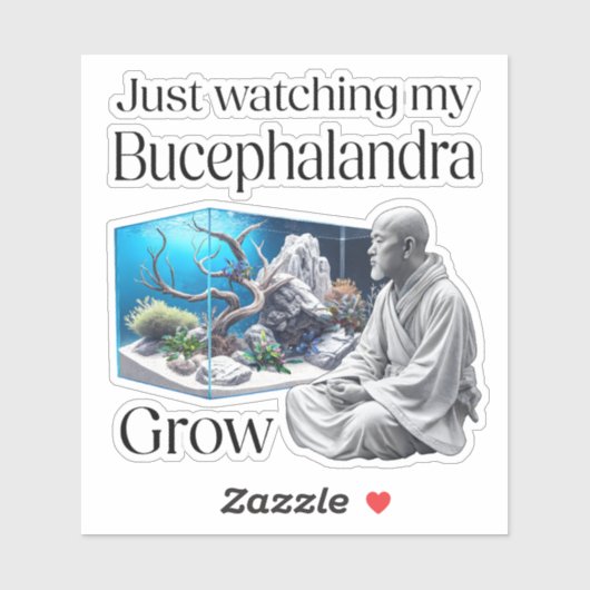 Zen and Bucephalandra – The Art of Aquascaping シール (シート)