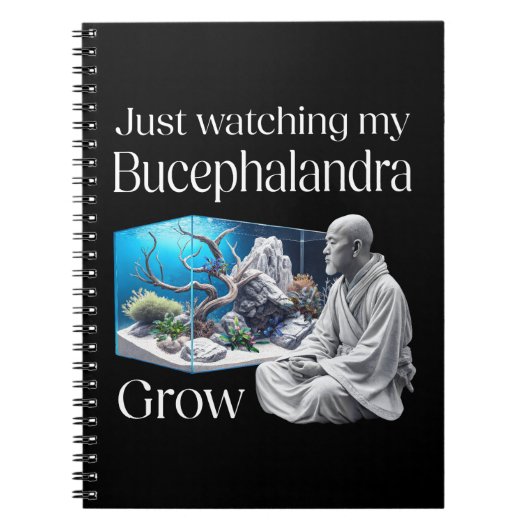 Zen and Bucephalandra – The Art of Aquascaping ノートブック (正面)