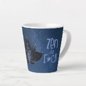 ZEN AS FCK 面白い ギャグ プレゼント カップ ラテ マグ (右アングル)