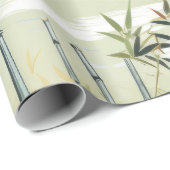 Zen Bamboo Forest Botanical Pattern (1) ラッピングペーパー (ロールコーナー)