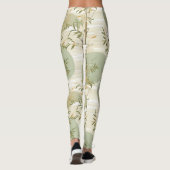 Zen Bamboo Forest Botanical Pattern (3) レギンス (裏面)