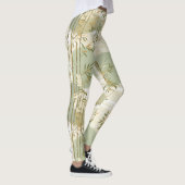 Zen Bamboo Forest Botanical Pattern (3) レギンス (右)