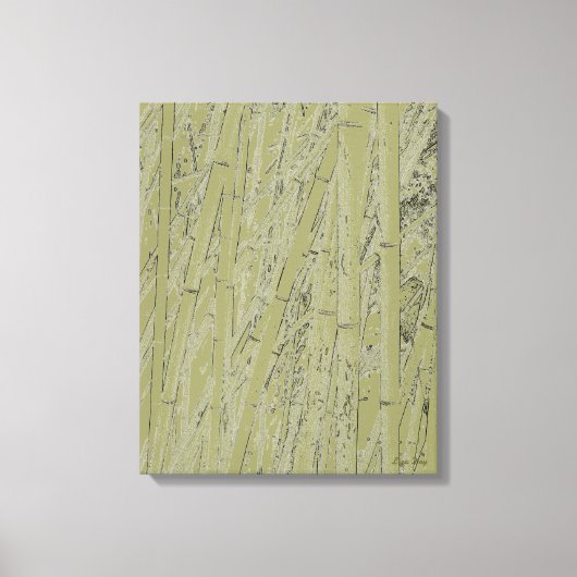 "Zen Bamboo II" キャンバスプリント (正面)