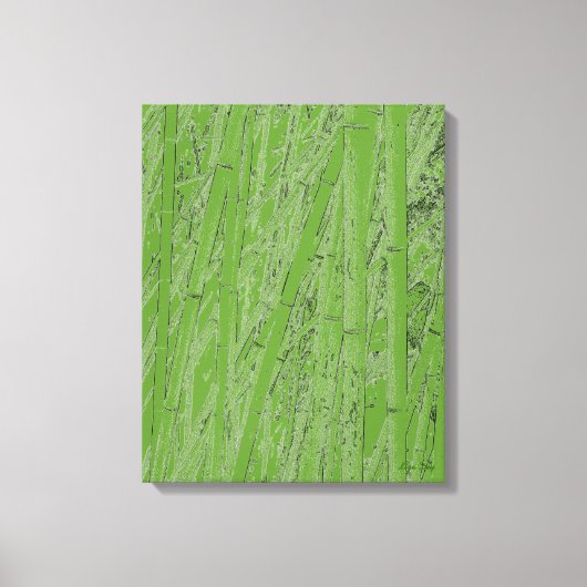 "Zen Bamboo III" キャンバスプリント (正面)