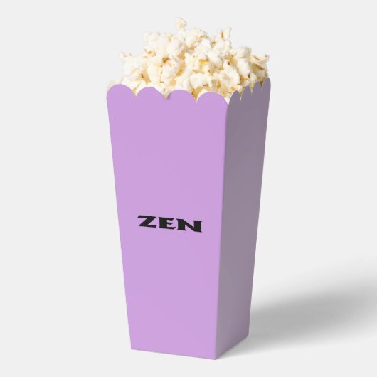 Zen black lilac popcorn boxes フェイバーボックス (はじけた状態)