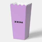 Zen black lilac popcorn boxes フェイバーボックス (正面)