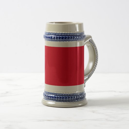 Zen black red stein ビールジョッキ (正面右)