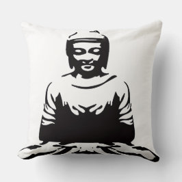 Zen Buddha Decorative Throw Pillow クッション