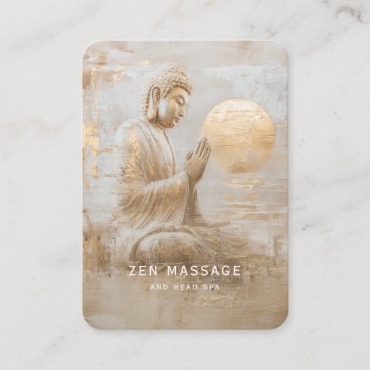 Zen Buddha Healing Spa 名刺 (正面)