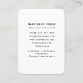 Zen Buddha Healing Spa 名刺 (裏面)