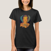 Zen Buddha Mandala Spiritual Asian Style Meditatio Tシャツ (正面)