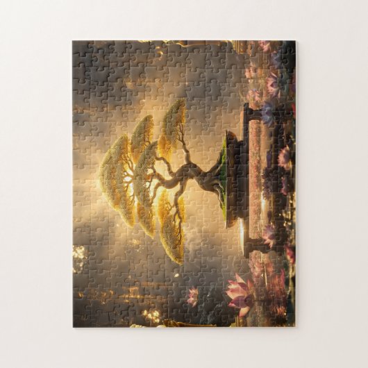 ZEN BUDDHISM - BONSAI TREE - ジグソーパズル (縦)