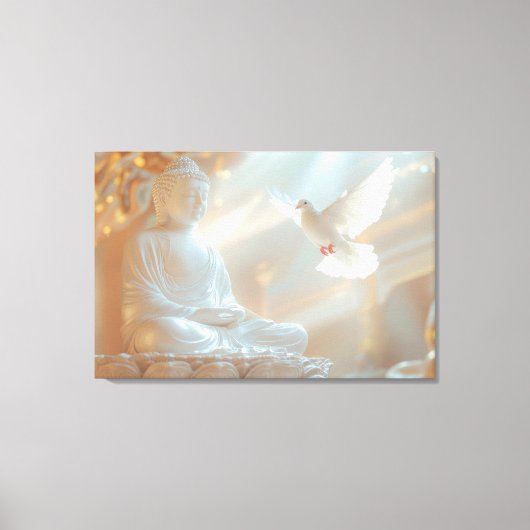 ZEN - BUDDHISM - MEDITATION キャンバスプリント (正面)