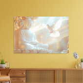 ZEN - BUDDHISM - MEDITATION キャンバスプリント (インサイチュ (リビング))