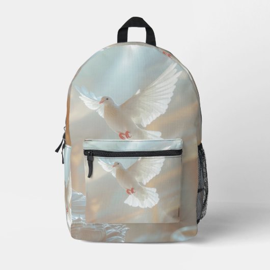 ZEN - BUDDHISM - MEDITATION プリントバックパック (正面)