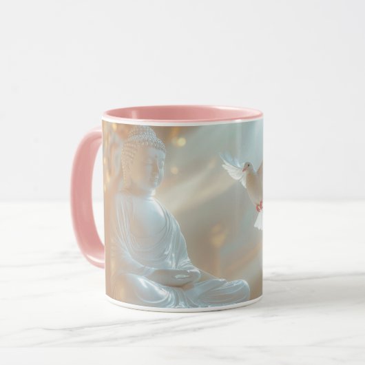 ZEN - BUDDHISM - MEDITATION マグカップ (正面左)