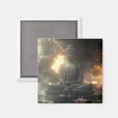 ZEN - BUDDHISM - MEDITATION マグネット (正面/裏面)