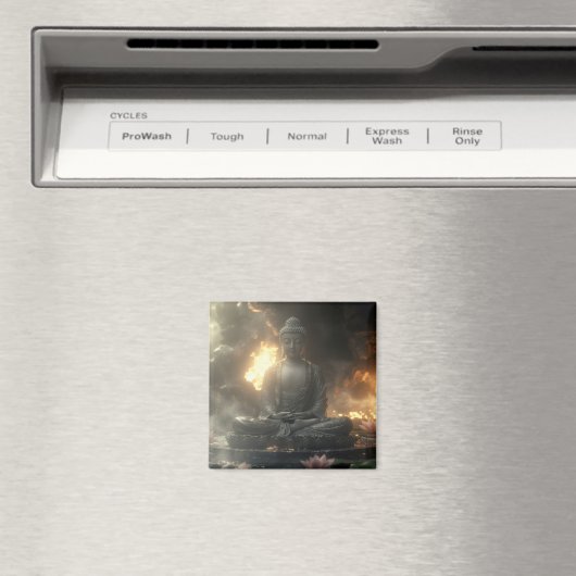 ZEN - BUDDHISM - MEDITATION マグネット (インサイチュ (食洗機))