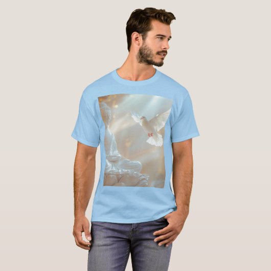 ZEN - BUDDHISM - MEDITATION Tシャツ (正面フル)