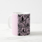 Zen Buddhist Mudras Hand Gestures Graphic Cup コーヒーマグカップ (正面左)