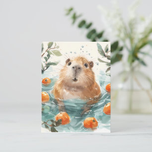 Zen Capybara:ウェルネス・ウォーターズ シーズンポストカード