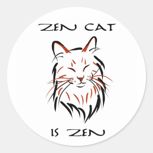 Zen Cat – シール (正面)