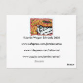 Zen Cat Artはがき ポストカード (裏面)