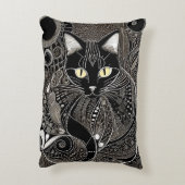 Zen Cat Companion、新月 アクセントクッション (裏面(縦))