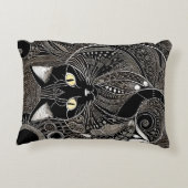 Zen Cat Companion、新月 アクセントクッション (裏面)