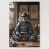 Zen Cat Samurai Puzzle ジグソーパズル (縦)