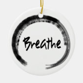 Zen Circle – ヨガクリスマスオーナメント セラミックオーナメント (正面)