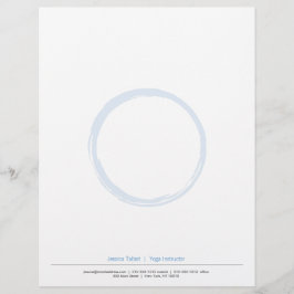 ZEN CIRCLE in SKY BLUEレターヘッド レターヘッド
