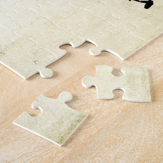 Zen Classics - Gibon Sengai - Meditating Frog ジグソーパズル (側面)