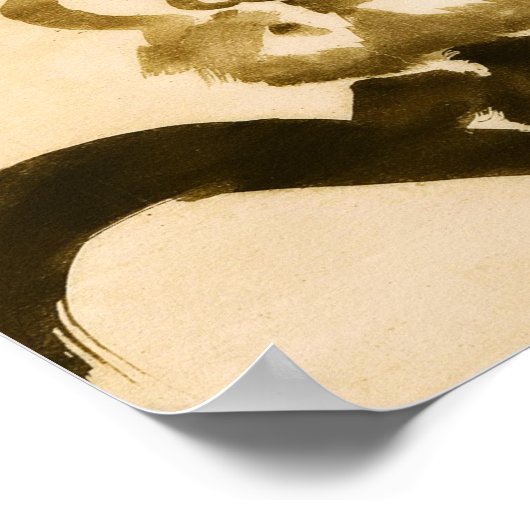 Zen Classics - Hakuin Ekaku - Daruma ポスター (角)