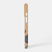 Zen Crystal Flat Lay '今日は喜びを選ぼう' iPhone 16ケース (左側面)