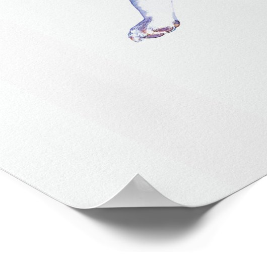 Zen Dog Triptych ポスター (角)