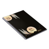 Zen Encouragement & Peace Minimalist Photo ノートブック (右側)