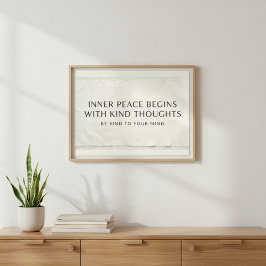 Zen Fabric Texture Mental Health Art アクリルウォールアート