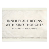 Zen Fabric Texture Mental Health Art フォトプリント (正面)