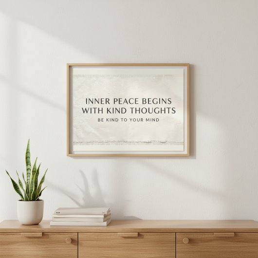 Zen Fabric Texture Mental Health Art フォトプリント