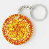 ZEN FIRE by Jennifer Webster キーホルダー (裏面)