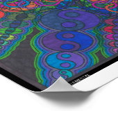 Zen Fire Elemental Print ポスター (角)