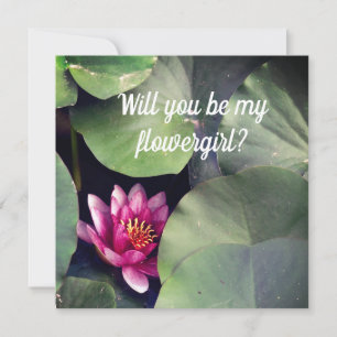 Zen flowergirl招待カード 招待状