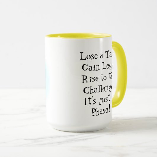 Zen Frog on a Train (電車の中のカエル) マグカップ (正面右)